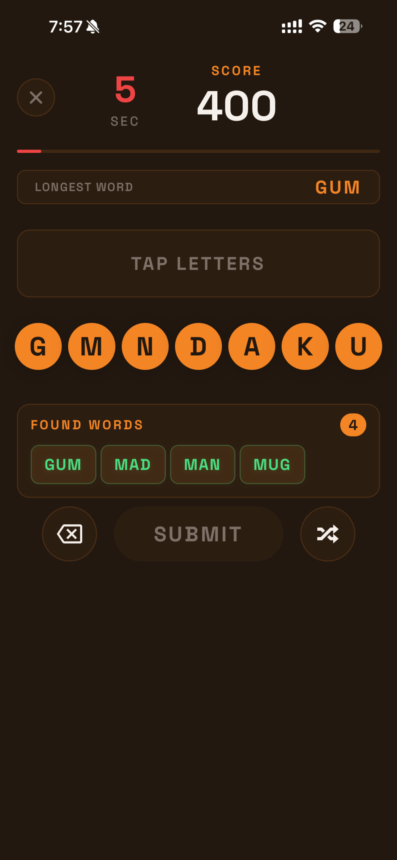 Word Blazer gameplay