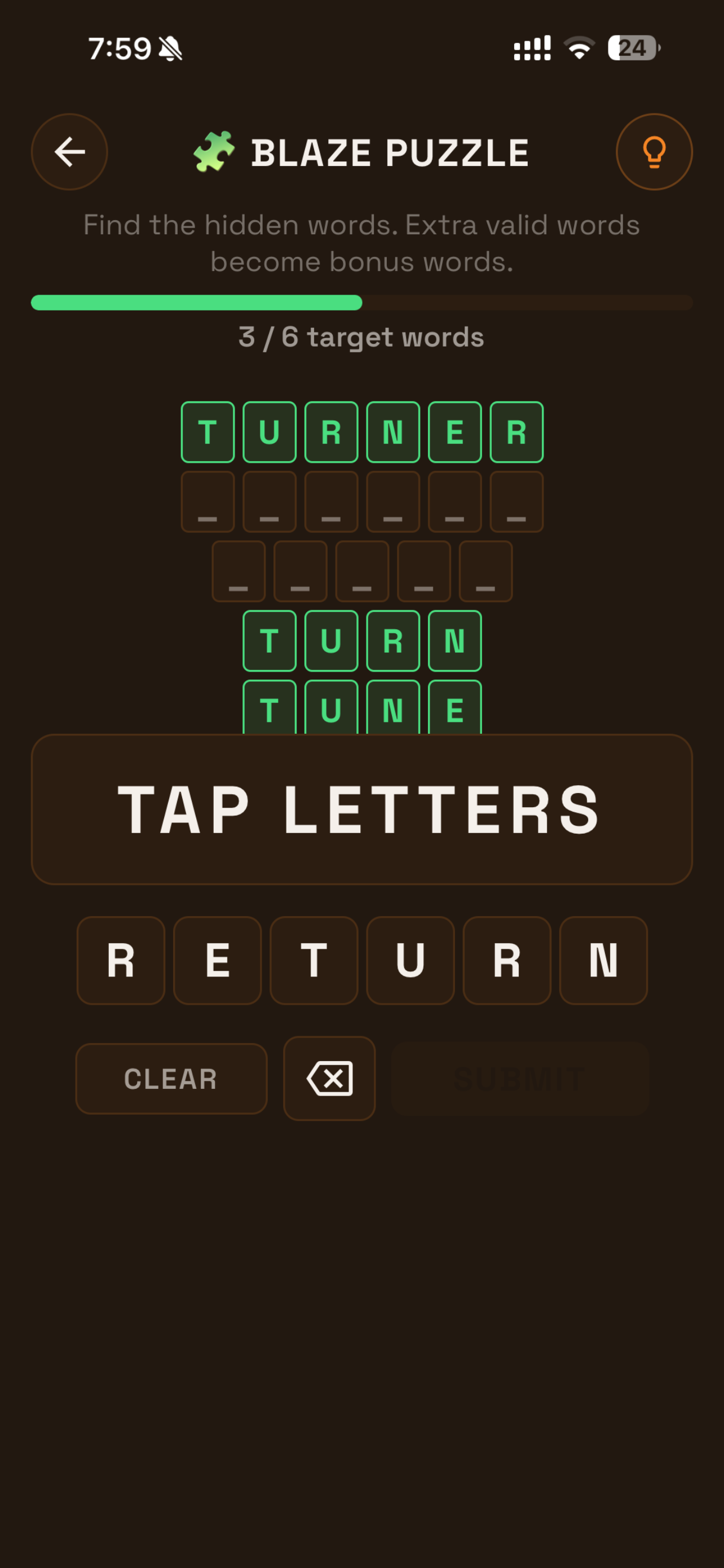 Blaze Puzzle mode